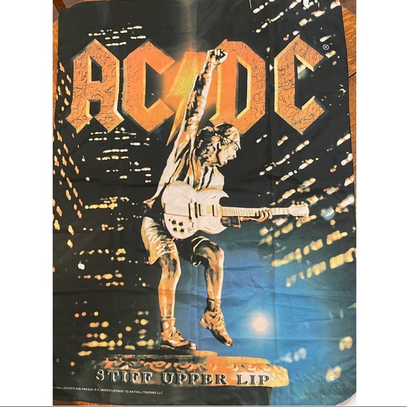 Vintage | Wall Decor | Vintage Acdc Flag | Poshmark